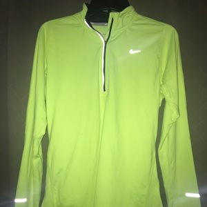 Nike Neon Dri-Fit Half Zip